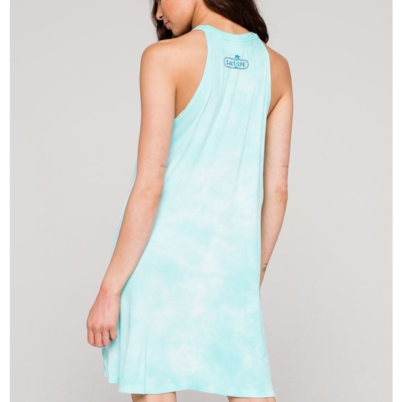 HP! NWT Salt Life Cosmo Tie Dye Dress - Picture 3 of 6